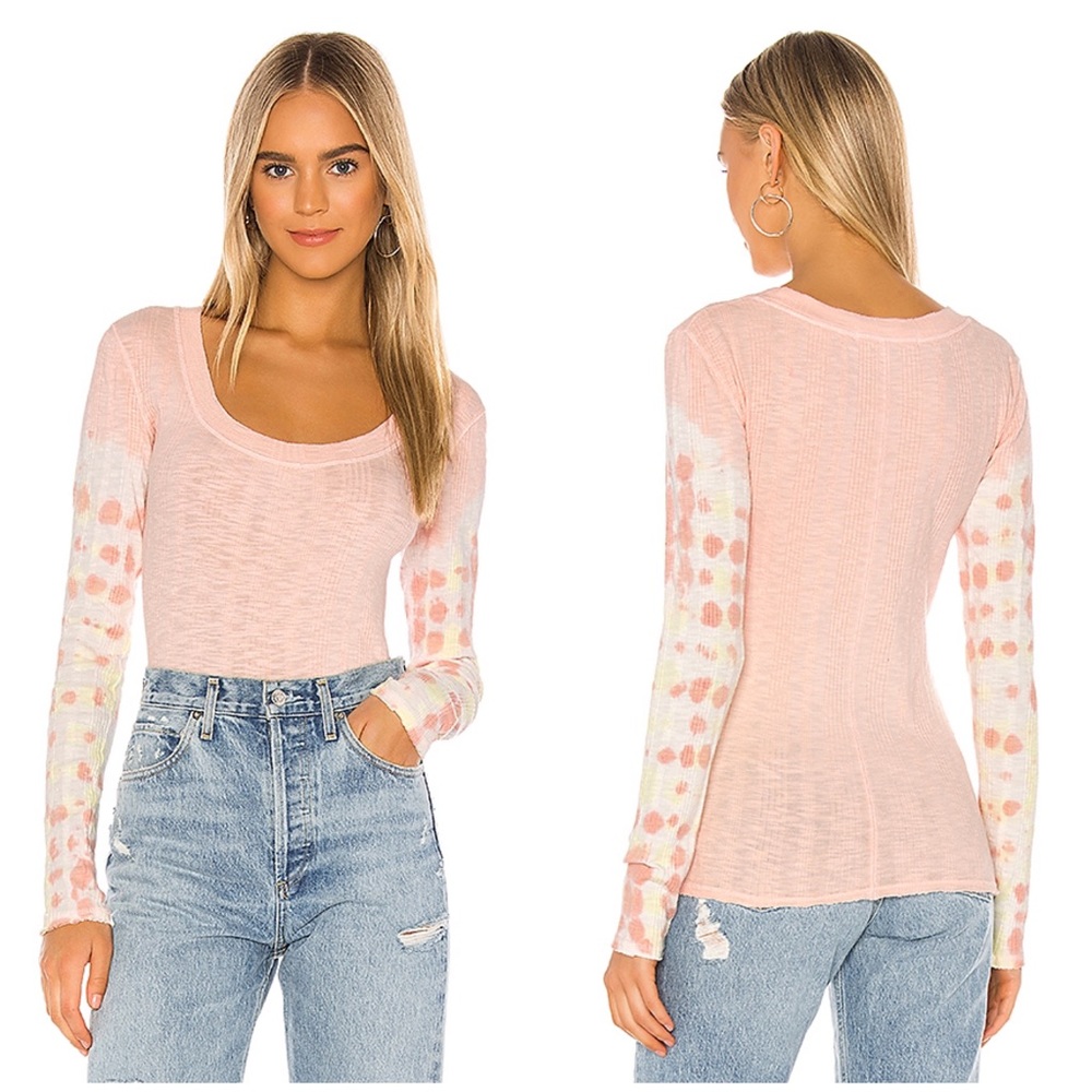 Free People Big Sur Tee in Pink Size XL - Picture 1 of 6